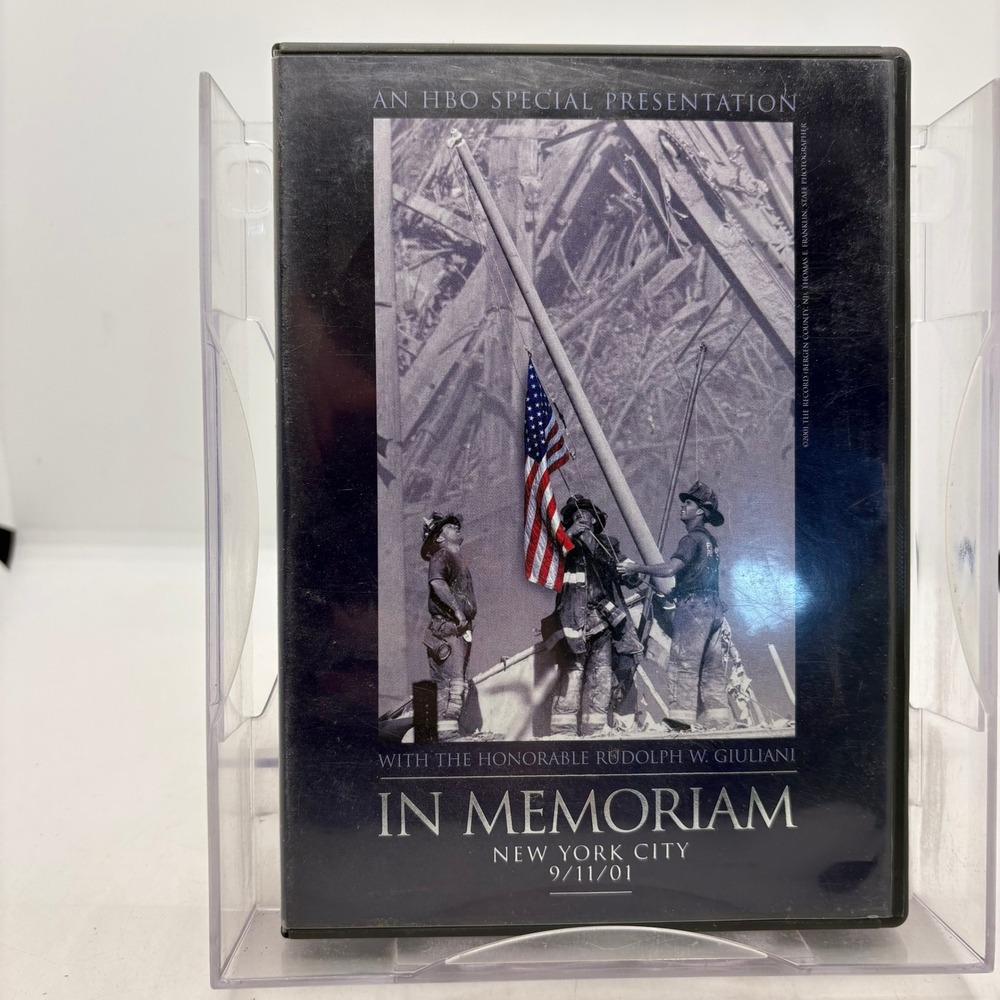 In Memoriam New York City 9/11/01 HBO Special Presentation DVD Rudy Giuliani